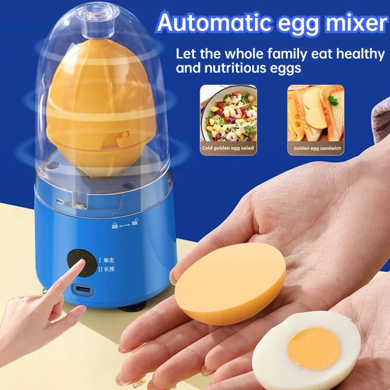 Electric Portable Automatic Egg Beater Egg Yolks and Egg Whites Mixer USB Rechargeable Spinner Shaker Kitchen Cooking Tools Peaceful Pleasures Health and Wellness