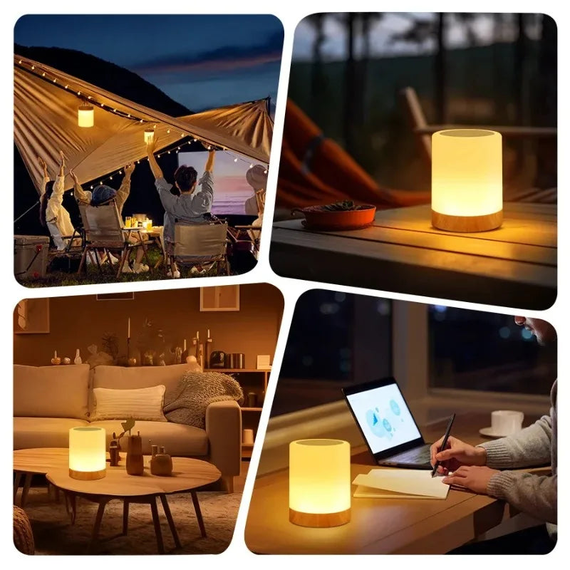 RTONTR Touch LED Rainbow Night Light | Portable Desk Lamp