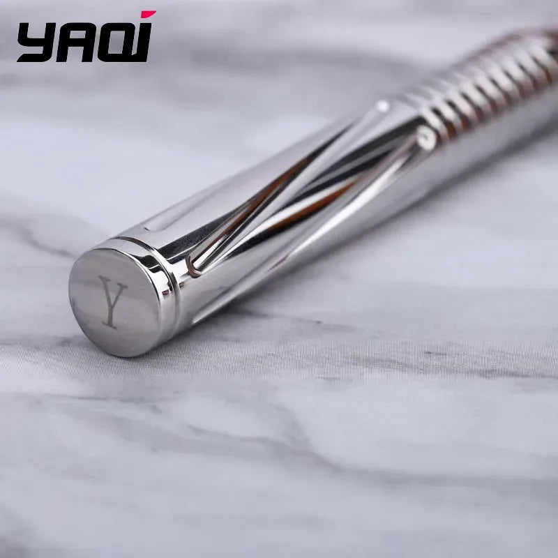 2026 New Arrival！Yaqi BULLET Polished Stainless Steel Men Safety Razor Handle Peaceful Pleasures Health and Wellness