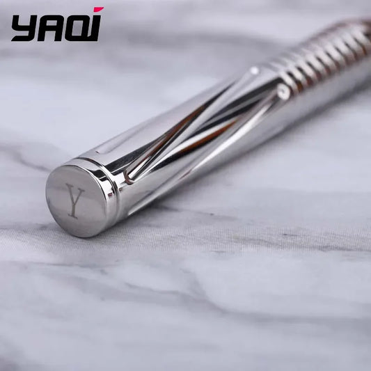 2026 New Arrival！Yaqi BULLET Polished Stainless Steel Men Safety Razor Handle Peaceful Pleasures Health and Wellness