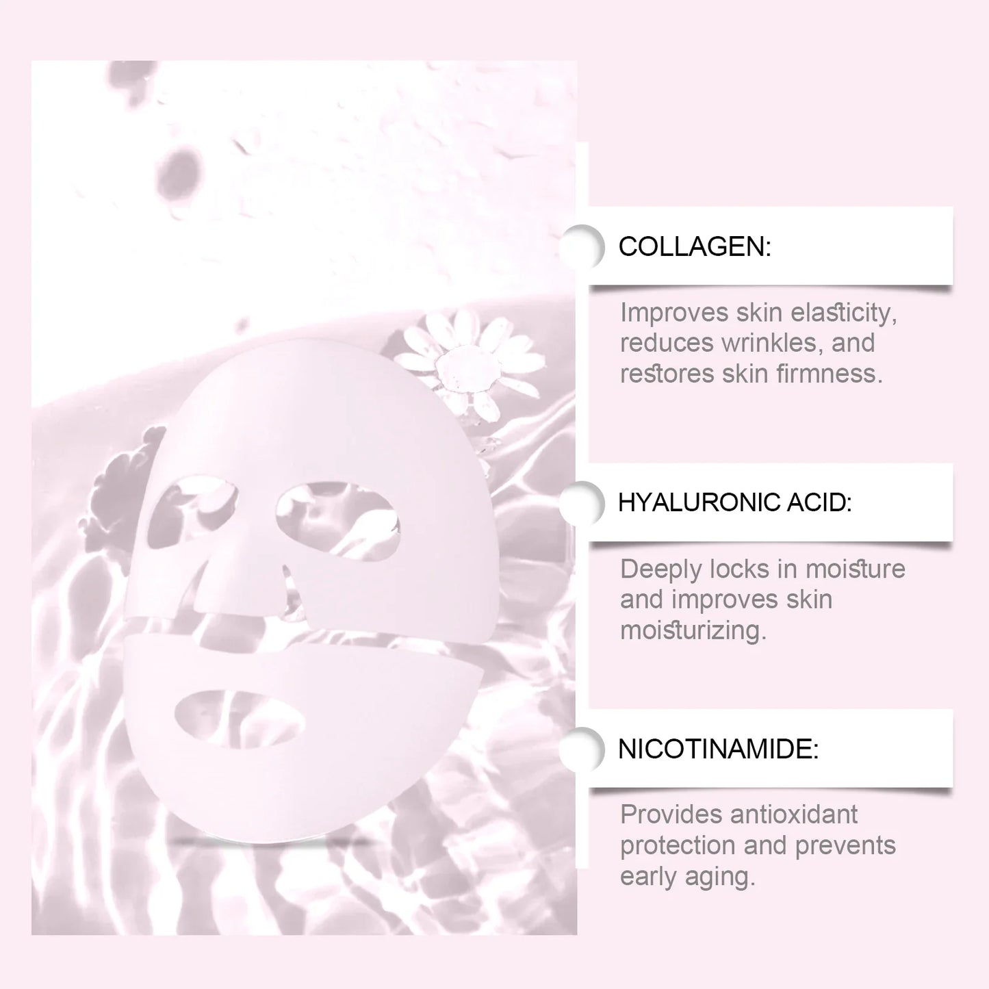 Hoygi Salmon Collagen Hydrogel Facial Mask – Moisture & Glow
