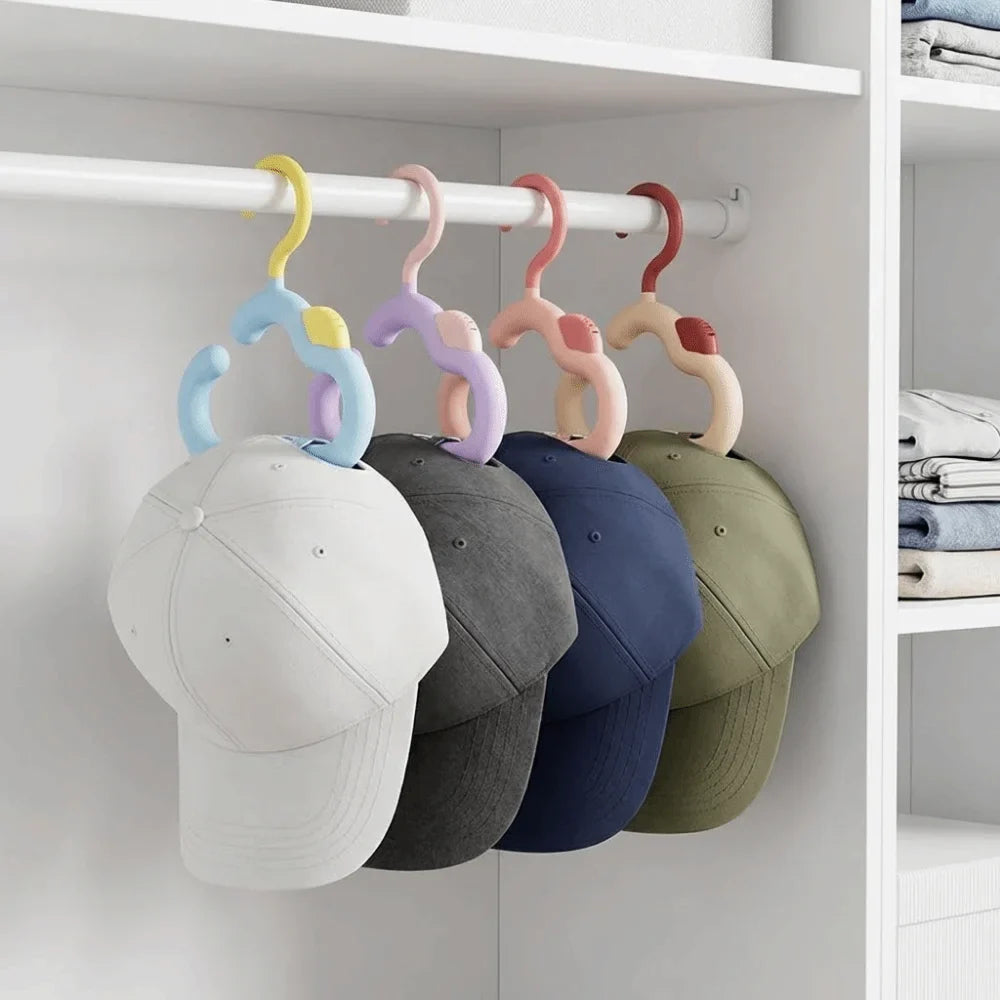 2-Pack Cloud Hook Hangers for Scarves, Hats & Ties | Anti-Slip