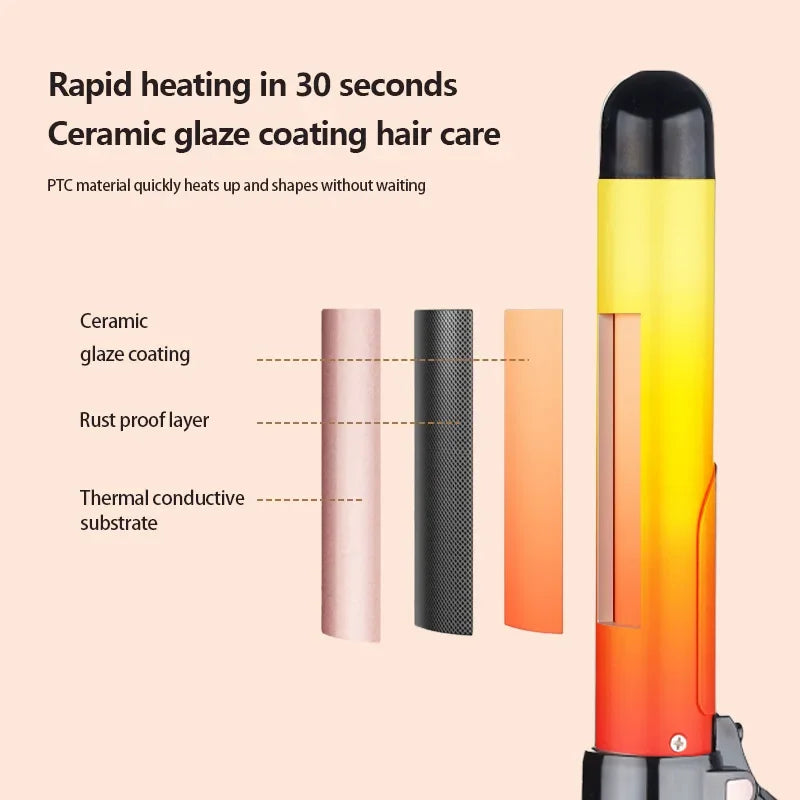 Automatic Rotating Curling Iron | Big Wave Electric Curler