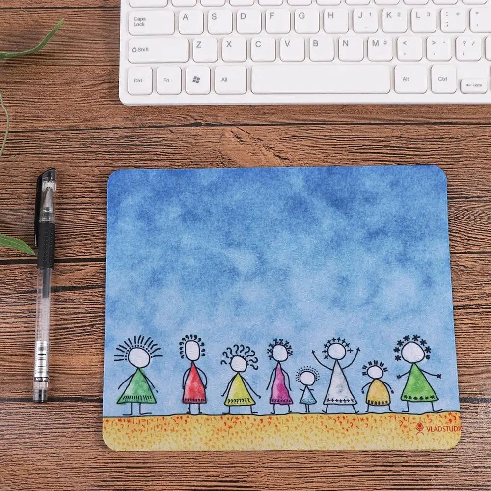 Office Laptop Mice Mat Almond Blossom Keyboard Pad Van Gogh Desktop Pad Mouse Mat Mouse Pad Tables Desk Mat Peaceful Pleasures Health and Wellness 12