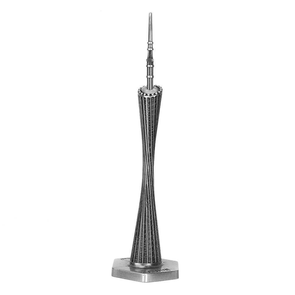 exquisite craftsmanship Delicate handmade crafts Tower Model unique Canton Tower Model High quality TV cabinet for living room Peaceful Pleasures Health and Wellness