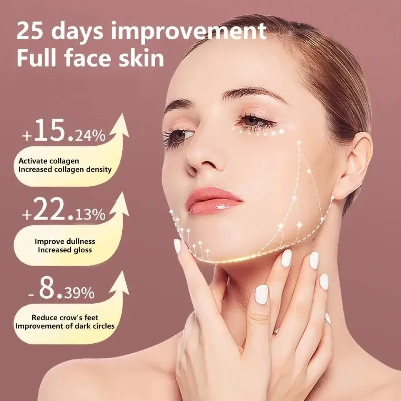 Facial Lifting Massager 12 Gears Electric Facial Massager V-line Face Lifting Slimming Vibration Device Home Use Beauty Tool Peaceful Pleasures Health and Wellness