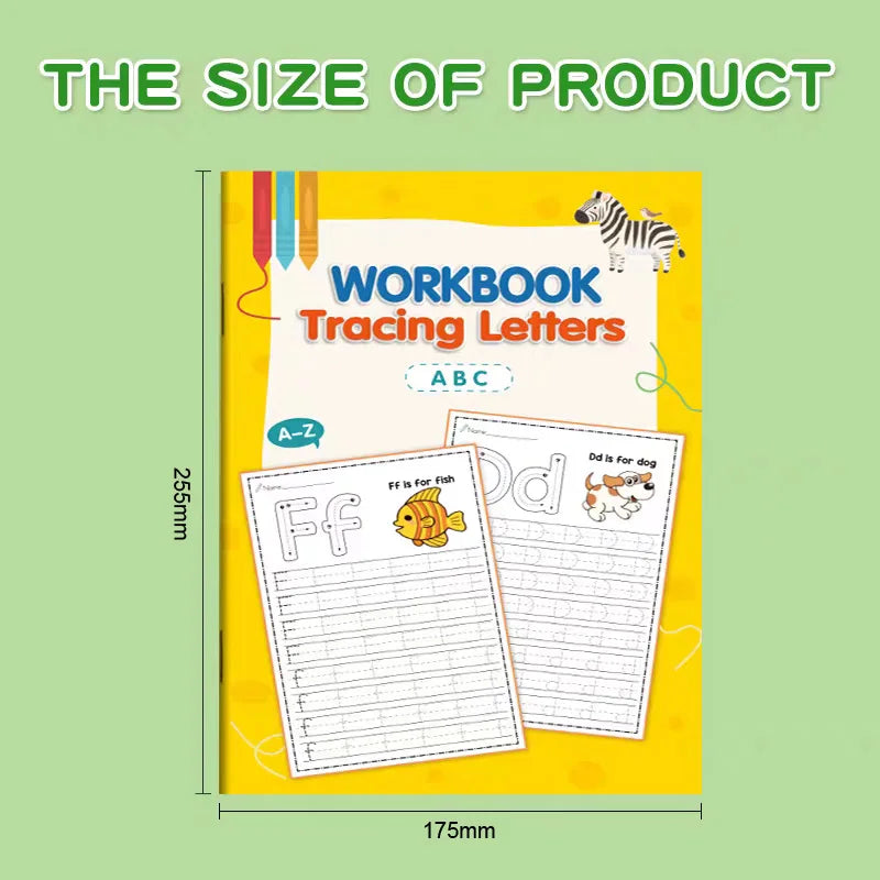 Tracing Letters A-z Uppercase Lowercase Writing Coloring Workbook