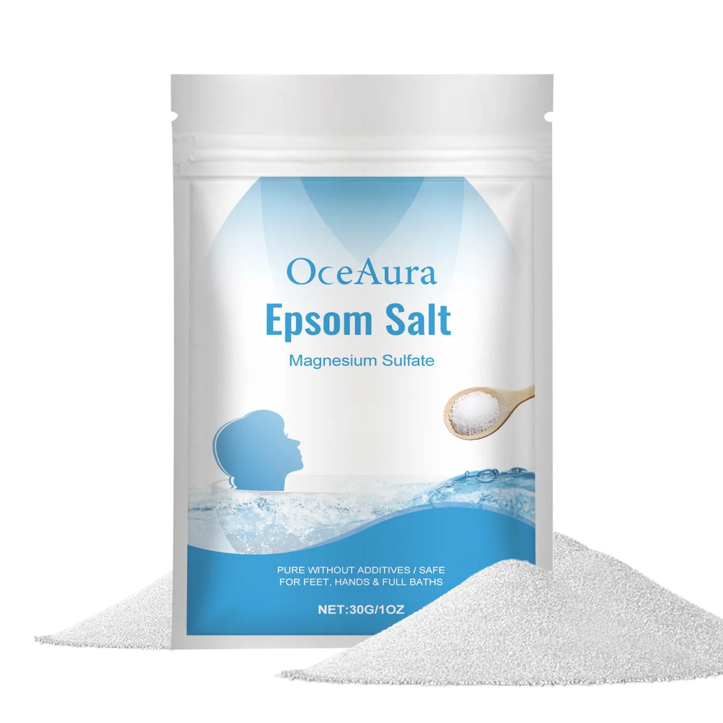 OceAura Epsom Salt Bath Soak | Muscle Relief & Skin Detox