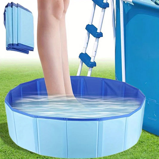 Inflatable Pool Foot Bath Basin | Pool Entry Foot Soak Inflatable Foot Bath Peaceful Pleasures Health and Wellness