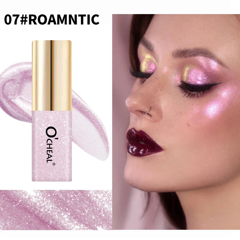 O'Cheal Glitter Liquid Eye Shadow – 7 Shades, Shimmer & Waterproof