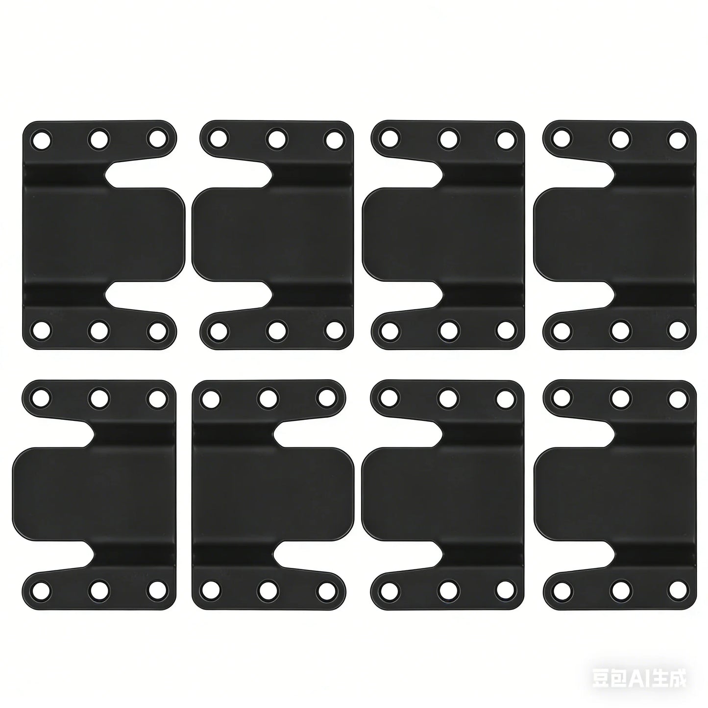 4/8Pcs Sectional Couch Connectors Metal Couch Clips Universal Sofa Connector Interlocking Bracket Furniture Connector Frame Hook Peaceful Pleasures Health and Wellness 8PCS-B