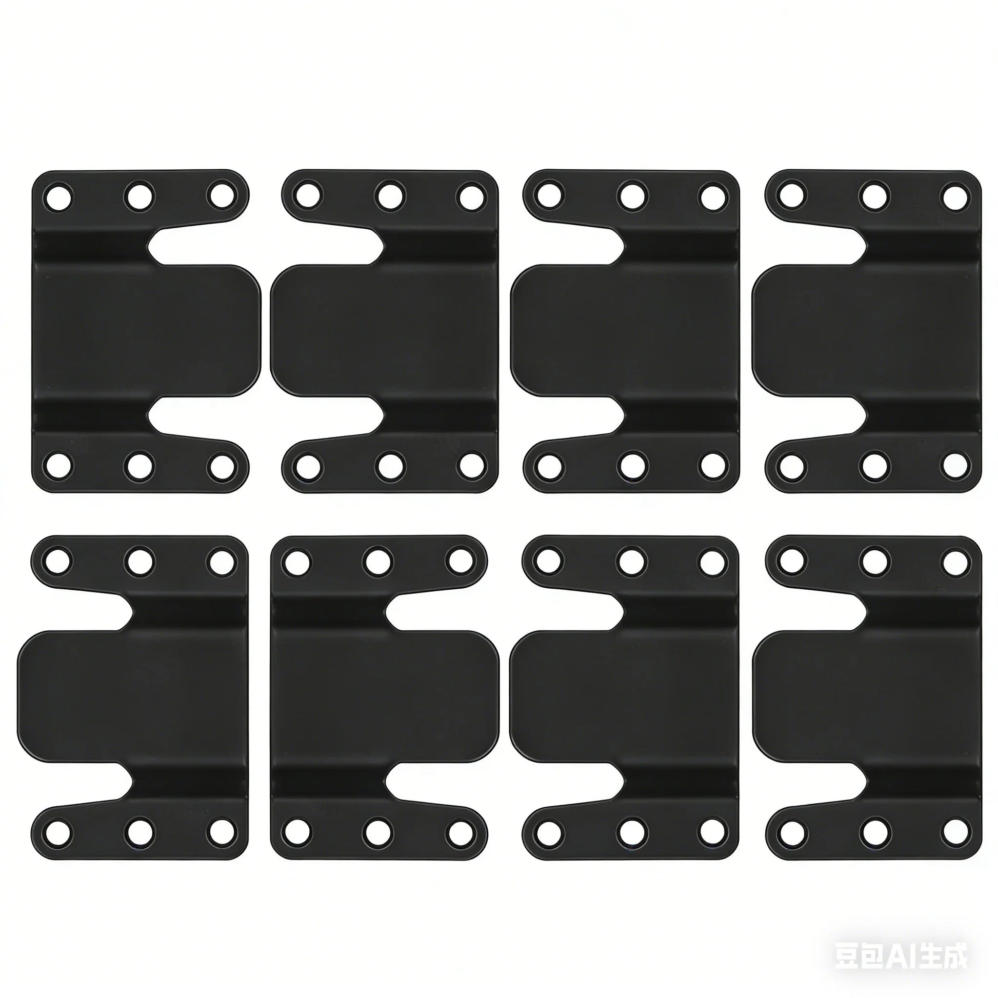 4/8Pcs Sectional Couch Connectors Metal Couch Clips Universal Sofa Connector Interlocking Bracket Furniture Connector Frame Hook Peaceful Pleasures Health and Wellness 8PCS-B