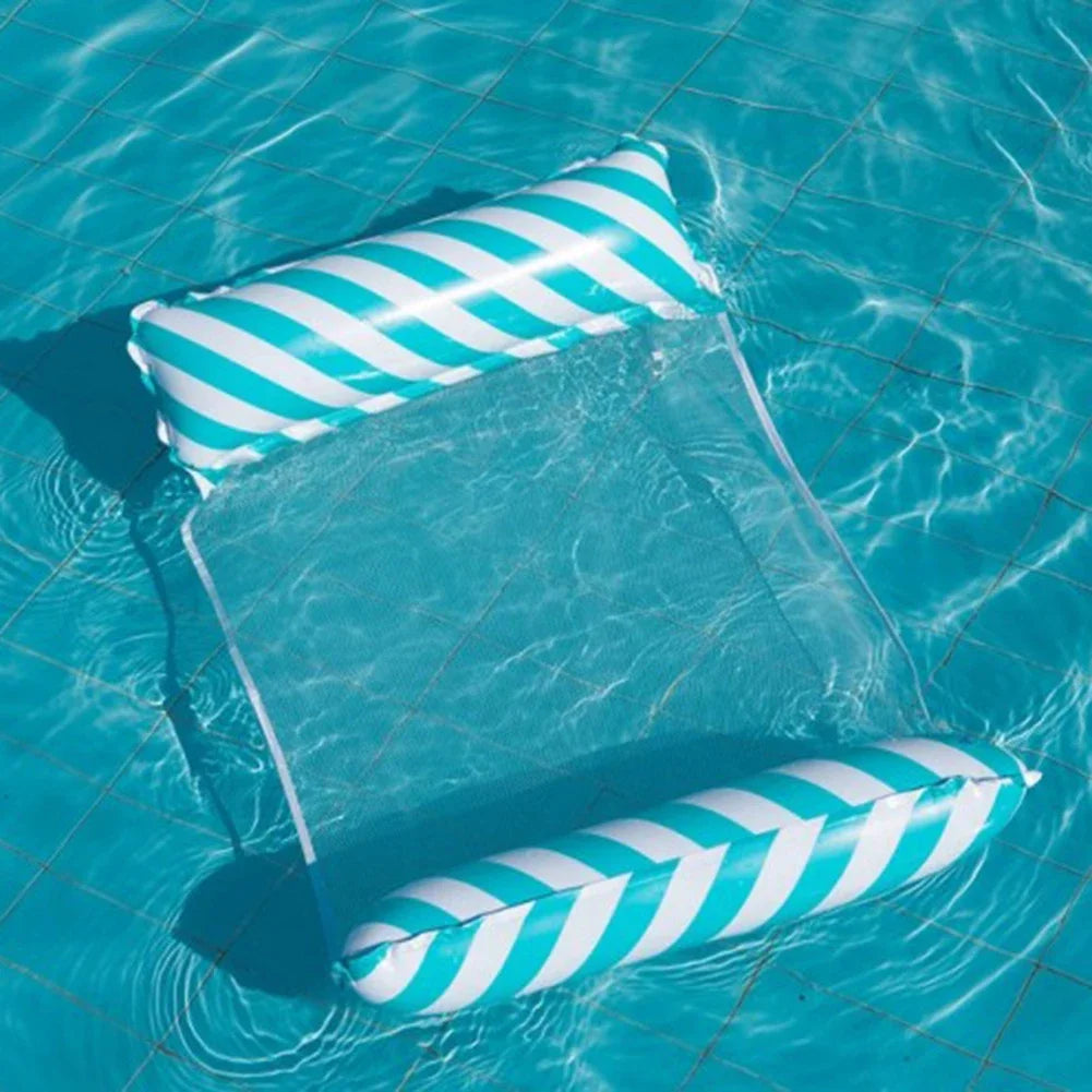 Inflatable Water Hammock – Mesh Floating Pool Lounge Chair