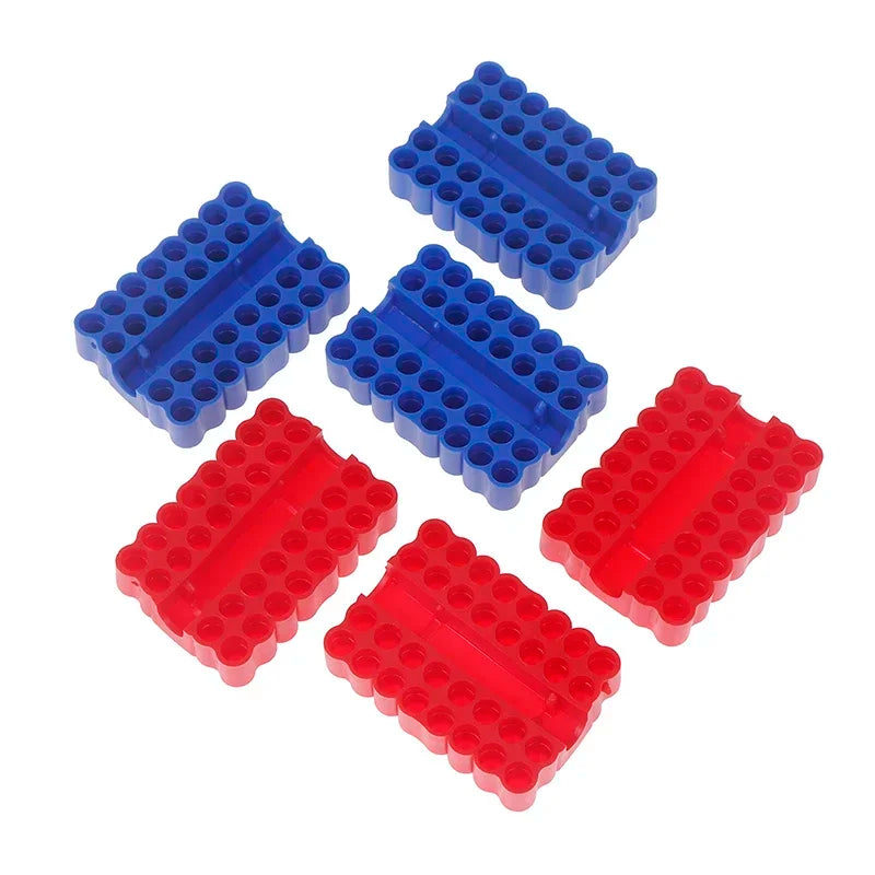 2-Pack 32-Hole Bit Organizer – 1/4" Hex Shank Storage Case