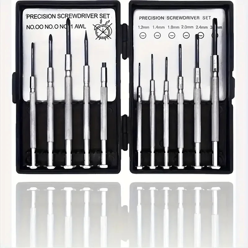 11-Pc Mini Precision Screwdriver Set | Magnetic Electronics Repair