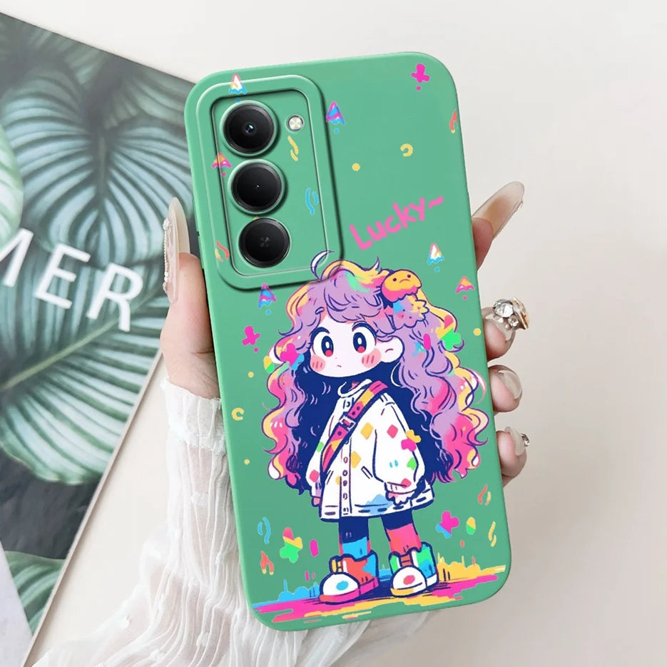 Xiaomi Redmi 15 4G/5G Cute Cartoon Shockproof Silicone Case
