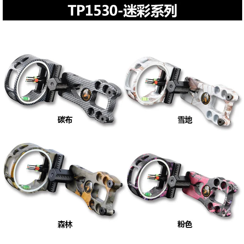 Archery TOPOINT TP1530 Sight Compound Bow Sights 3 Pin 0 029 Fiber