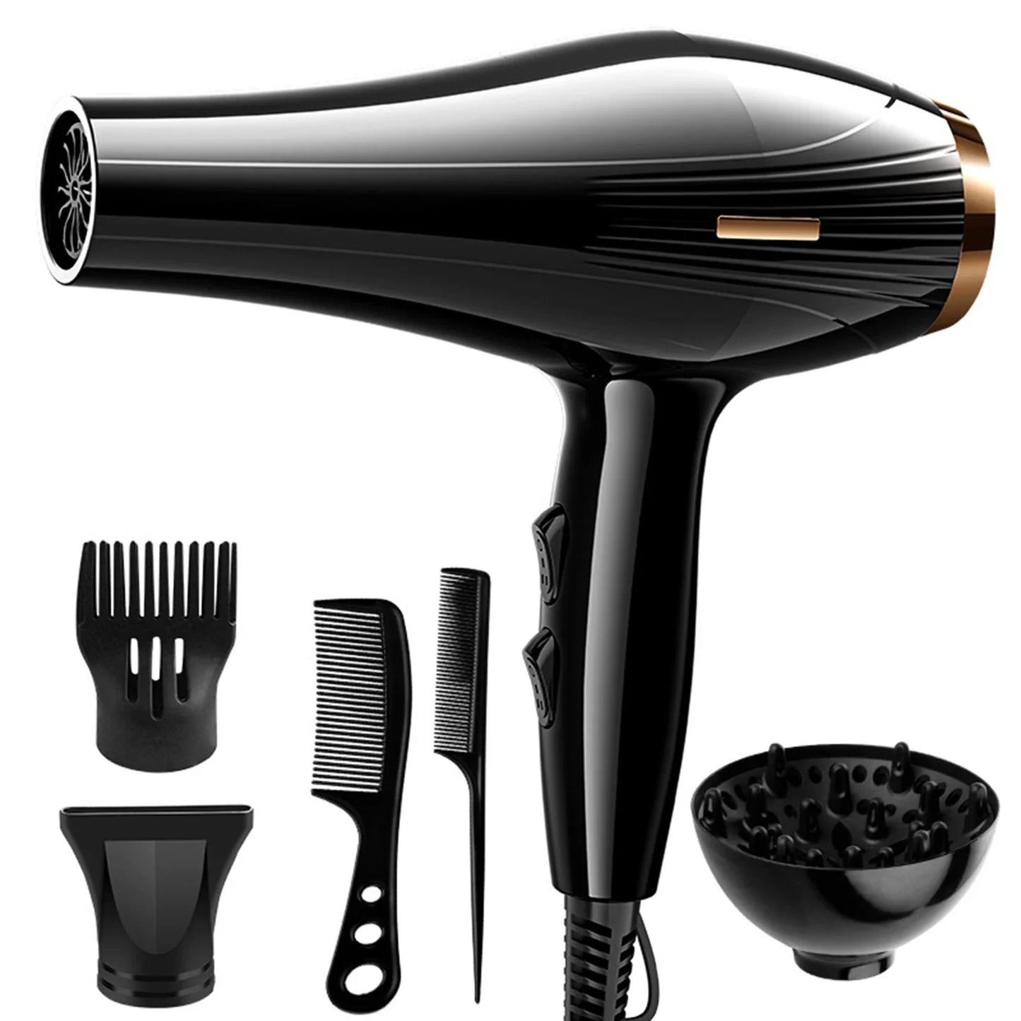 Stookits 6-in-1 Low Noise Hair Dryer | 800W Fast Dry