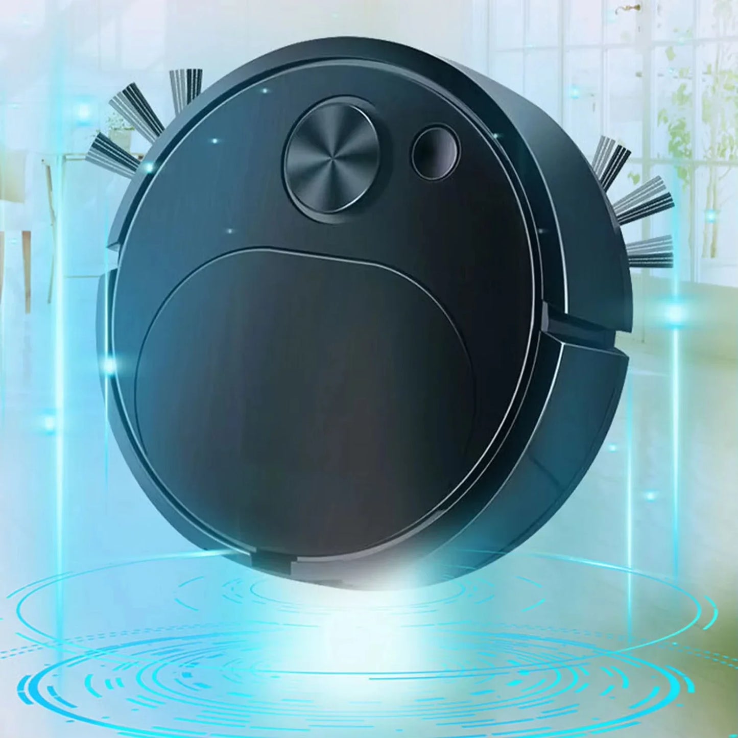 3-in-1 Robot Vacuum Cleaner 1500Pa USB Rechargeable Mop