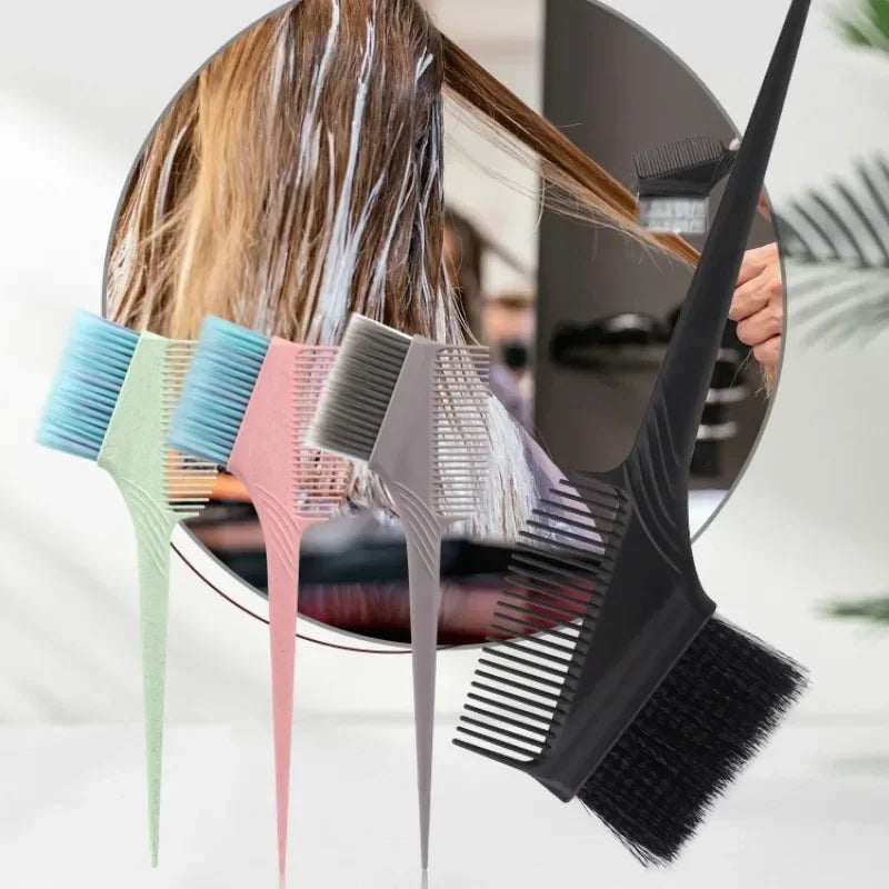 MOONBIFFY Hair Dye Brush – Colorful Soft Bristles | Professional Salon & Home Hair Coloring Tool Peaceful Pleasures Health and Wellness