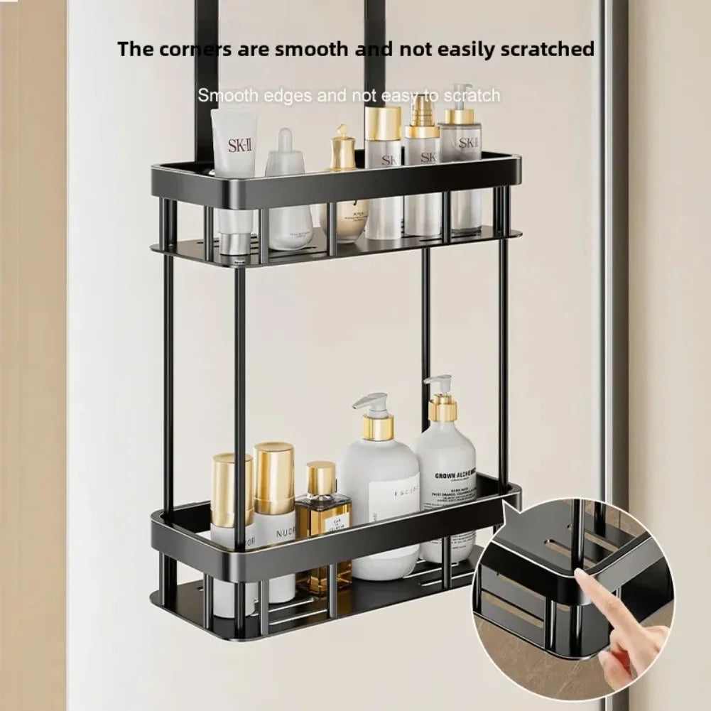 Over The Door Shower Caddy – Double Layer Bathroom Storage Rack