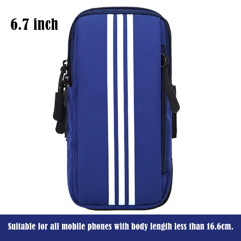 armband on the phone running bag for phone bags accessories wrist armbands mp3 mp4 bags sport phone cell phone accessories woman Peaceful Pleasures Health and Wellness Blue(6.7 inch) China Mainland