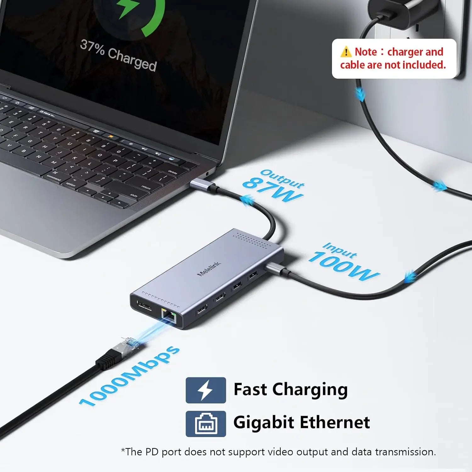 14-in-1 USB-C Docking Station with Triple Display Support, 4K HDMI, PD Charging & Ethernet Peaceful Pleasures Health and Wellness