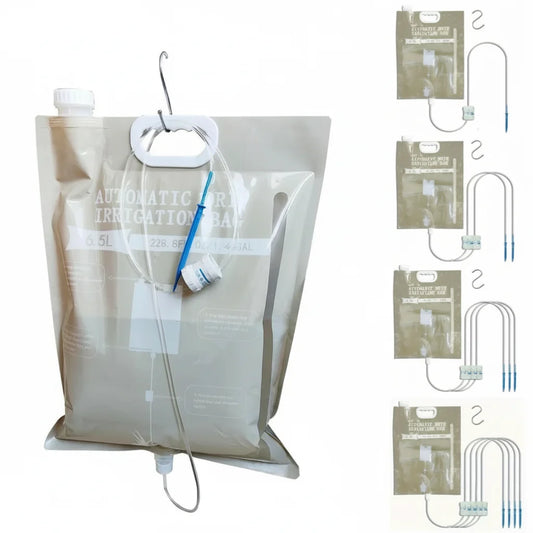 6.5L Automatic Drip Irrigation Bag – Self-Watering Plant System Drip Irrigation Kit Peaceful Pleasures Health and Wellness