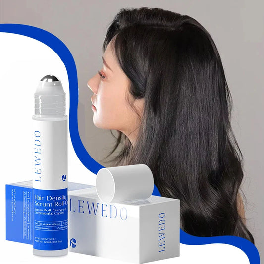 LEWEDO Rosemary Roll-On Hair Serum – Anti-Frizz & Scalp Care Hair Scalp Serum Oasis Select