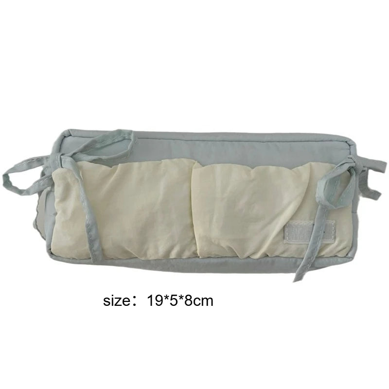 Small Fresh Cloud Toast Bow High Beauty Student Pen Case Multi Functional Large Capacity Storage Bag Peaceful Pleasures Health and Wellness Blue