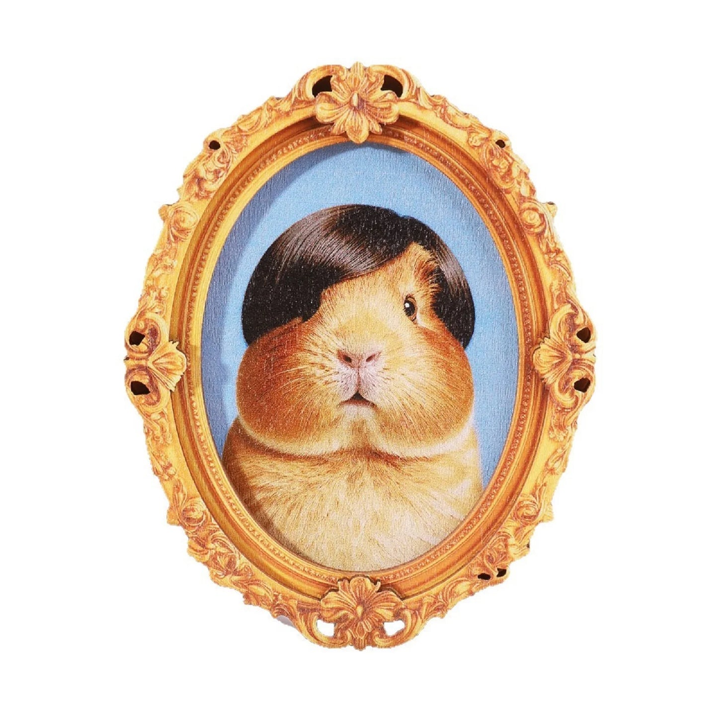 Cute Retro Framed Art Magnet, Funny Retro Art Wooden Magnet Frames With Strong Hold, Quirky Fridge Magnet For Fridge Peaceful Pleasures Health and Wellness