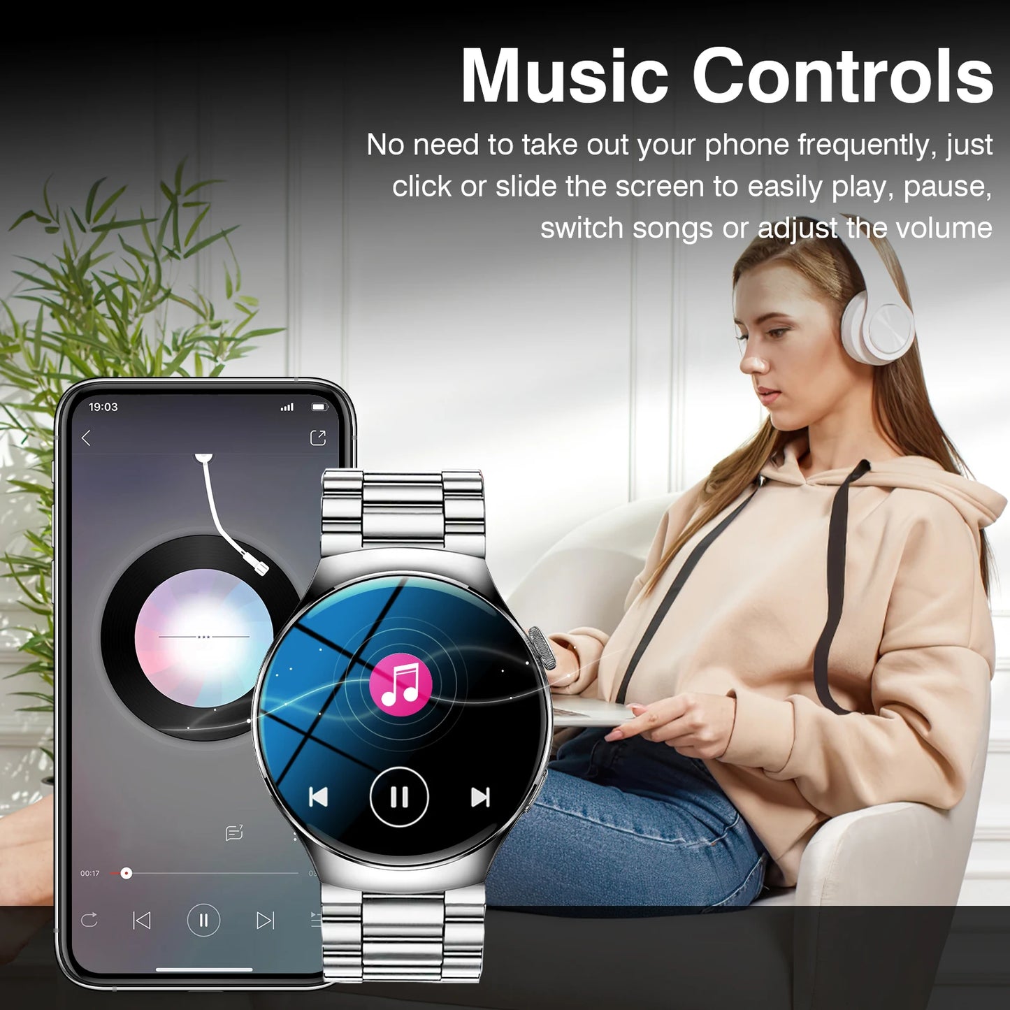 HD Touchscreen Smartwatch | Wireless Calling & Sport Modes