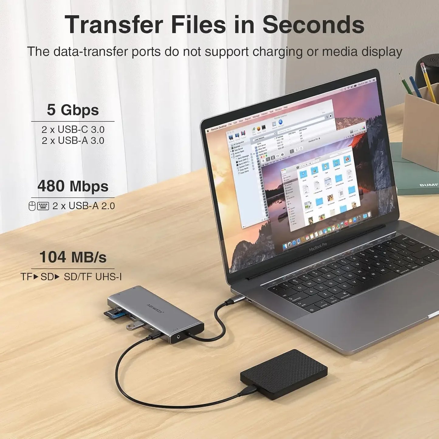 USB-C Triple Monitor Docking Station with 14 Ports: 4K HDMI, PD Charging, Ethernet, USB-A/C Peaceful Pleasures Health and Wellness