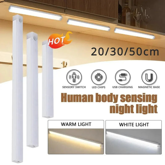 USB Rechargeable Motion Sensor LED Night Light | Closet & Bedside Motion Sensor Night Light Peaceful Pleasures Health and Wellness