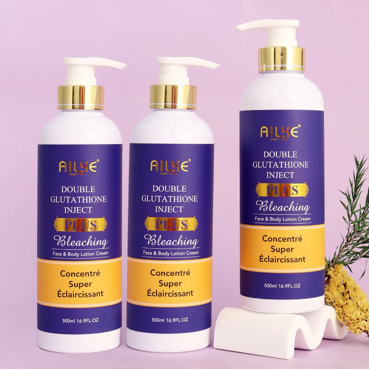AILKE Glutathione Plus 4-Piece Skin Brightening Set