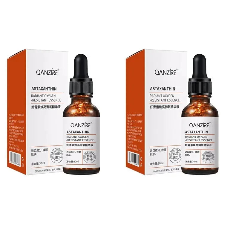 Astaxanthin Essence Moisturizing Nourishing Antioxidant Composite Peptide Suitable for All Skin Types Korean Skincare Products Peaceful Pleasures Health and Wellness 30mlx2
