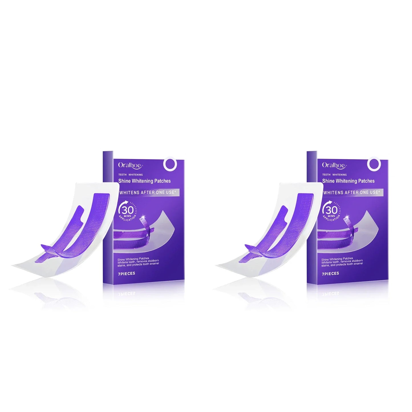 Oralhoe Teeth Whitening Strips – Stain Removal Gel Patches