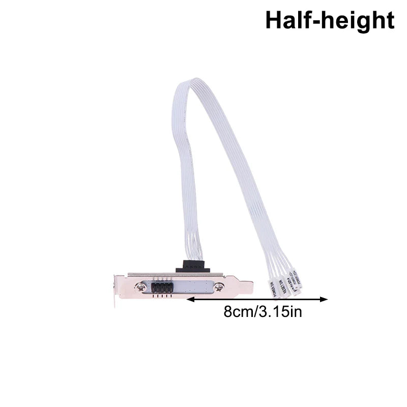 PCI Baffle External Power & Reset Button Extension Cable