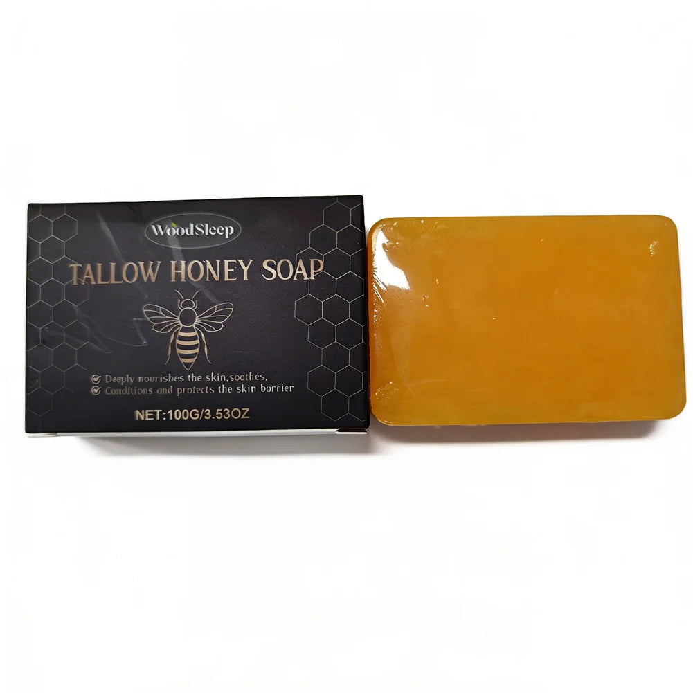 Beef Tallow Soap Bar,Natural Grass Fed Tallow Soap,Moisturizing Face Body Wash For Dry, Itchy, Sensitive Skin CareBath Soap Peaceful Pleasures Health and Wellness 1pc