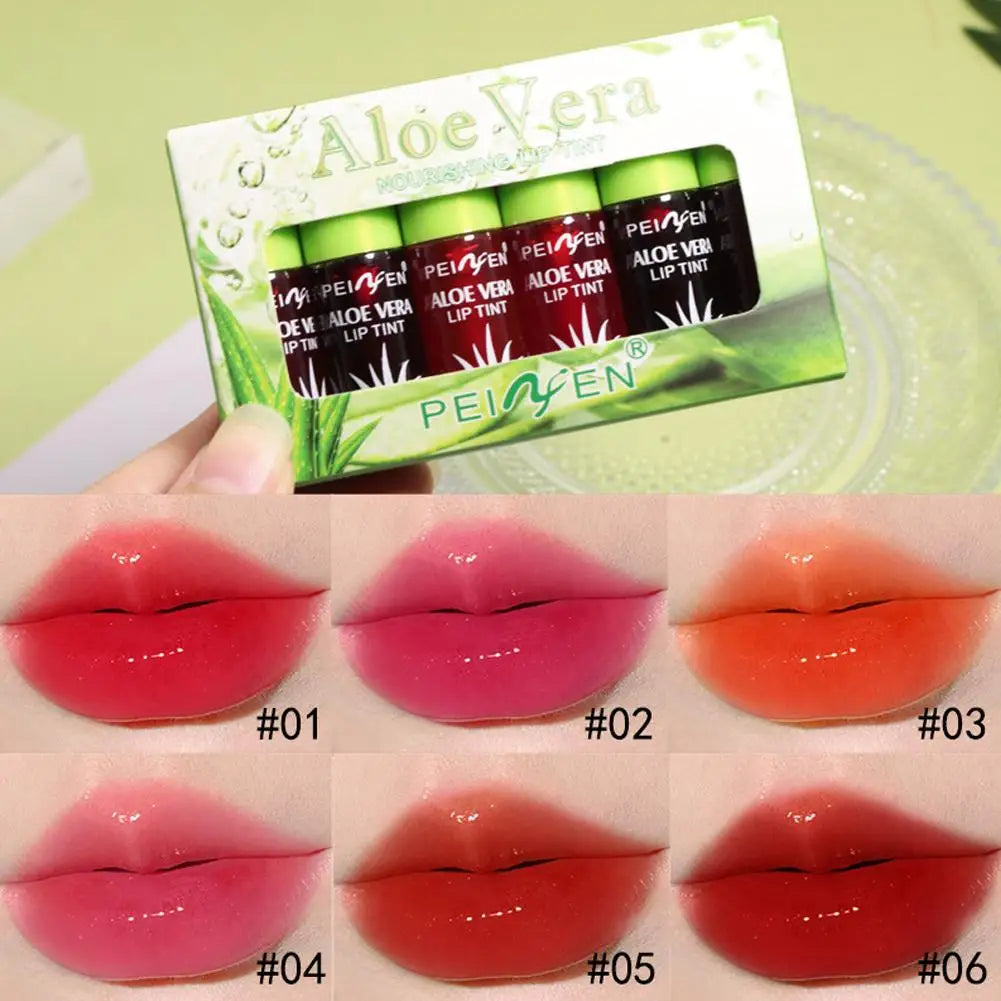 6 Color Moisturizing Lip and Cheek Tint Set Peaceful Pleasures Health and Wellness