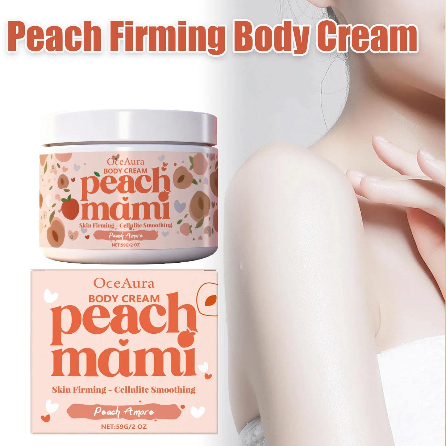 Peach Firming Body Cream – Tighten, Lift & Moisturize