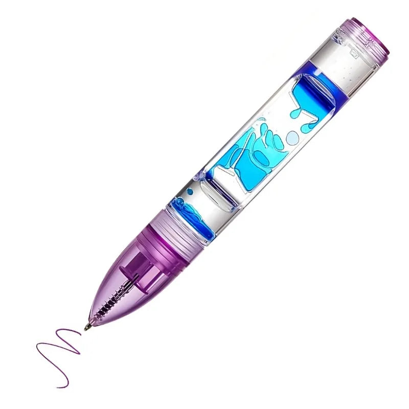 Liquid Motion Bubble Pen – Stress Relief Ballpoint, 6 Colors