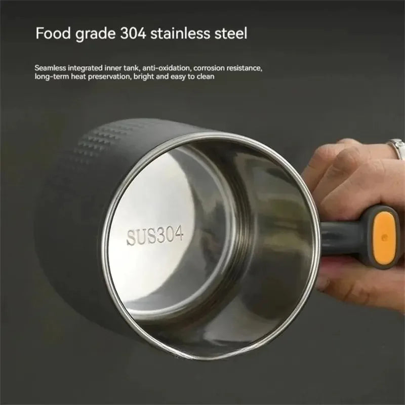 15oz Stainless Steel Double Wall Coffee & Tea Mug – 450ml Insulated Cup for Home, Office & Travel