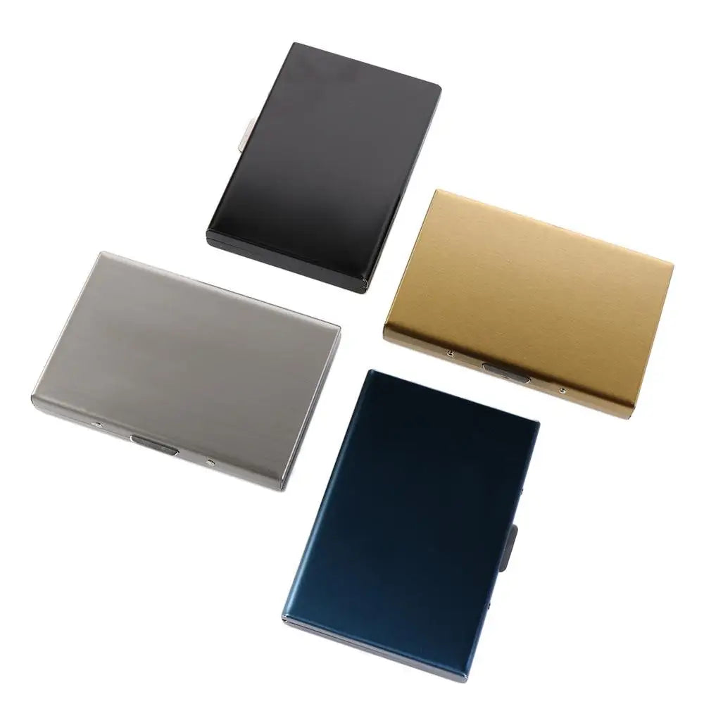 RFID Blocking Card Holder – Slim Metal Business Card Case