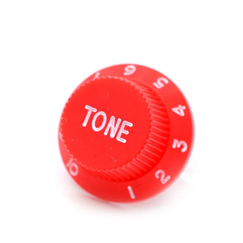 Black Plastic Volume Tone Control Knob Electric Guitar Pickup