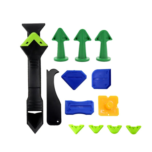 5 In 1 Silicone Remover Sealant Smooth Scraper Caulk Finisher Grout Kit Tools Floor Mould Removal Hand Tools Set Accessories Peaceful Pleasures Health and Wellness