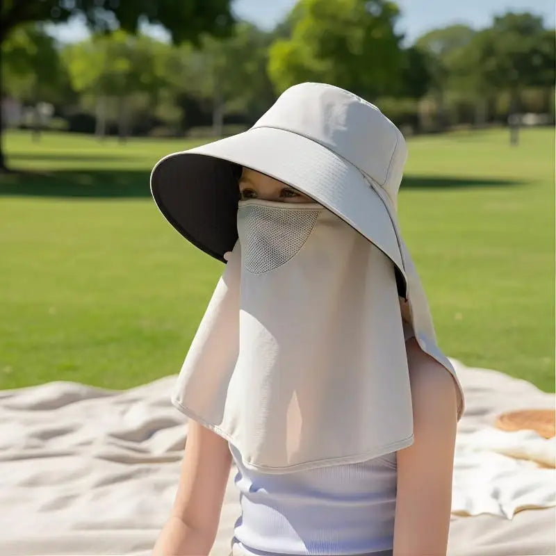 Wide Brim UV Sun Hat – Lightweight Breathable Beach Hat