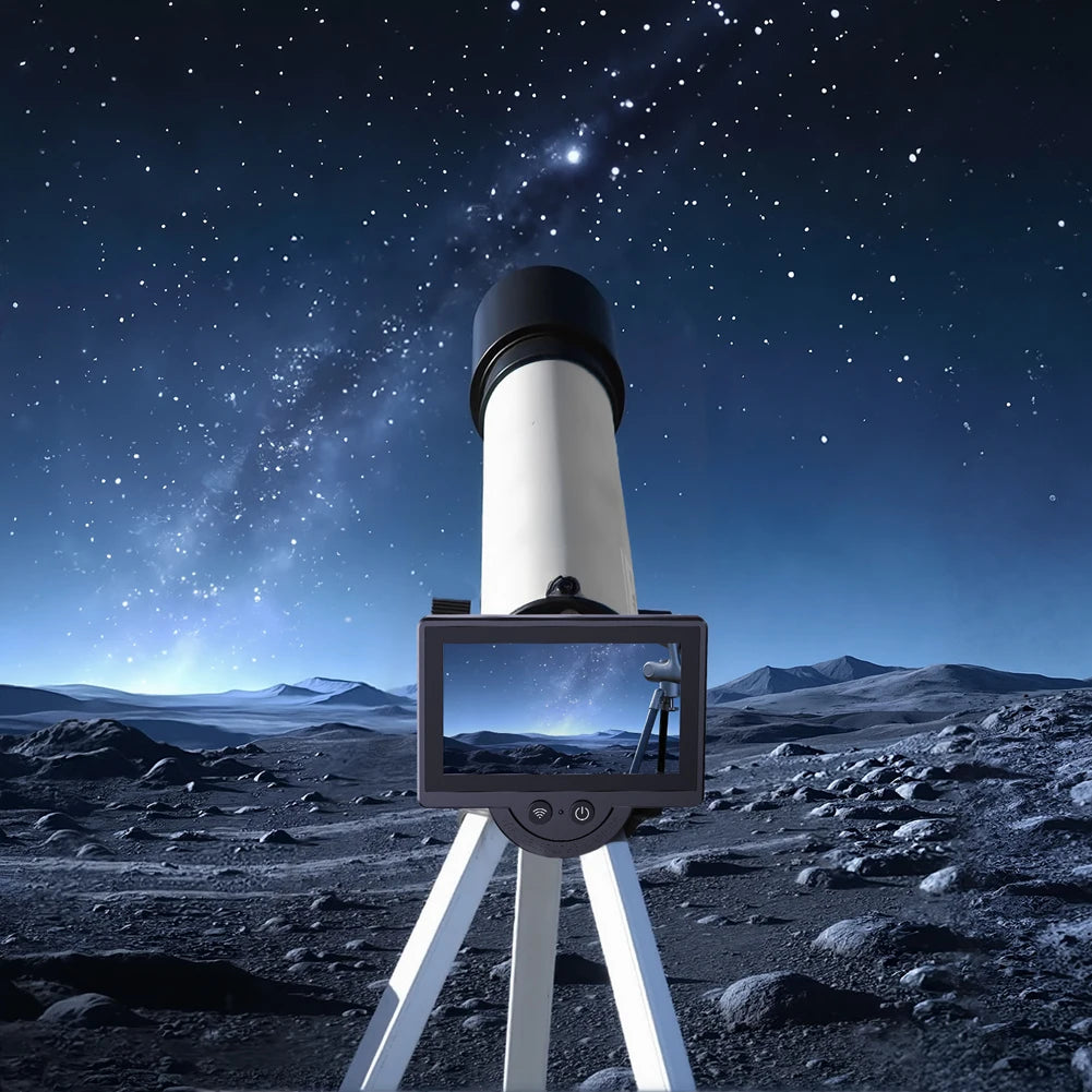 WiFi 1080P Digital Telescope Eyepiece with 4.3" IPS Screen Telescope Accessories Peaceful Pleasures Health and Wellness