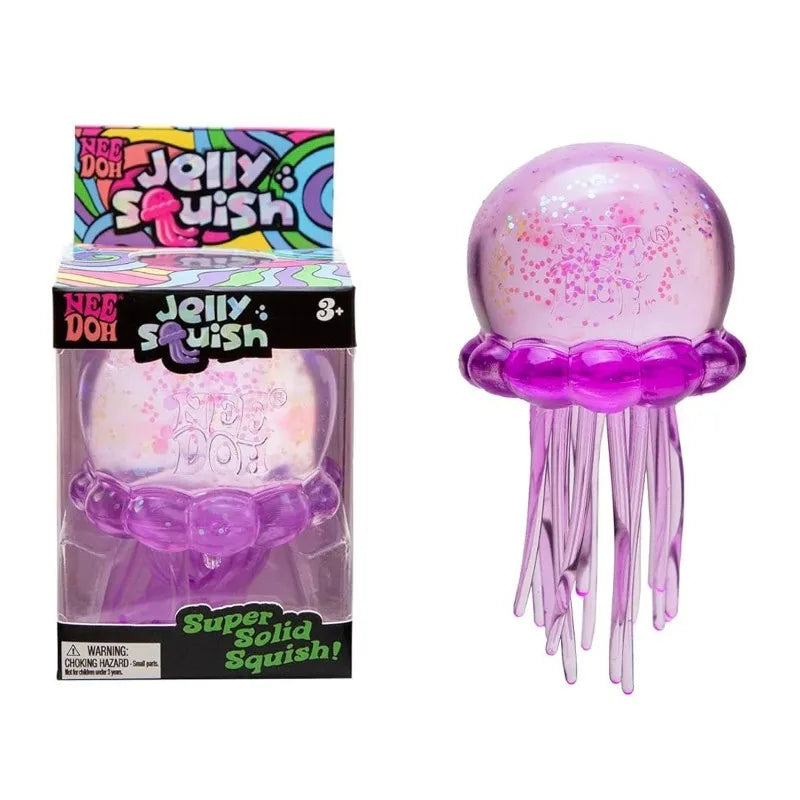 Needoh Fuzz Ball Jellyfish Squishy Blind Box Random Soft Stress