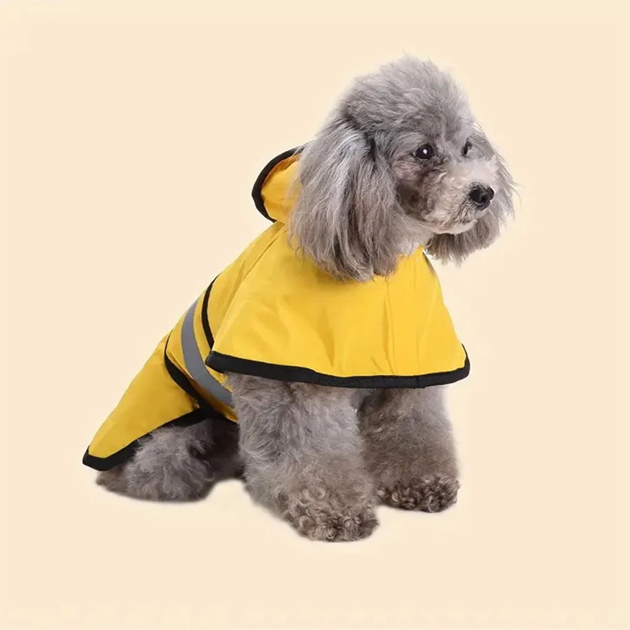 Keep Your Pet Dry And Comfortable - Adjustable Waterproof & Windproof Dog Raincoat! Peaceful Pleasures Health and Wellness